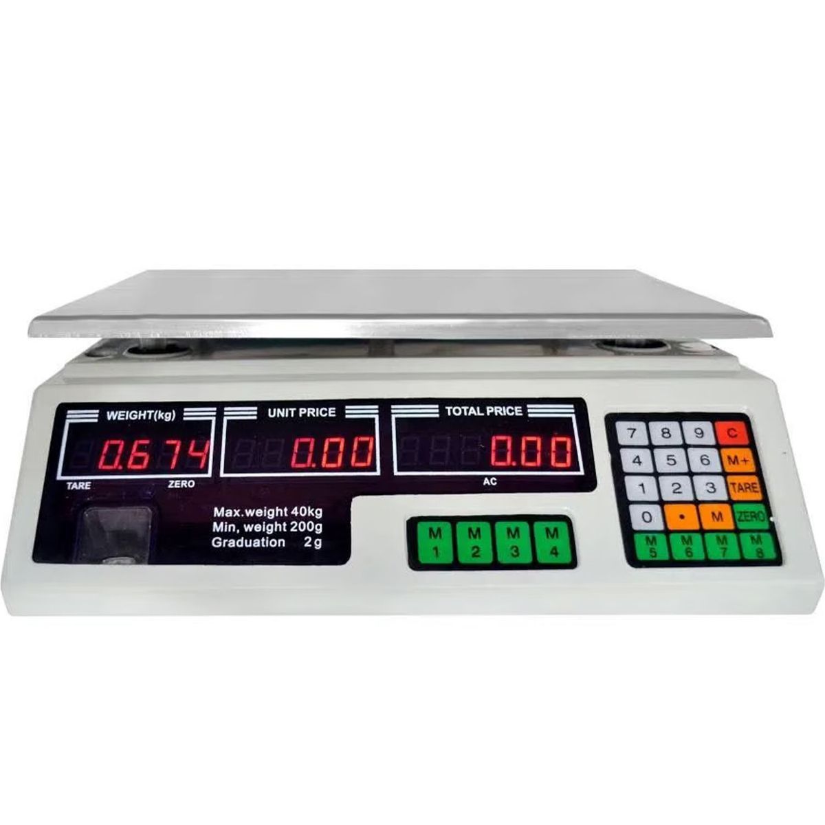 ONE PIXEL - Balanza Pesa Bascula Gramera Digital Capacidad De 40kg