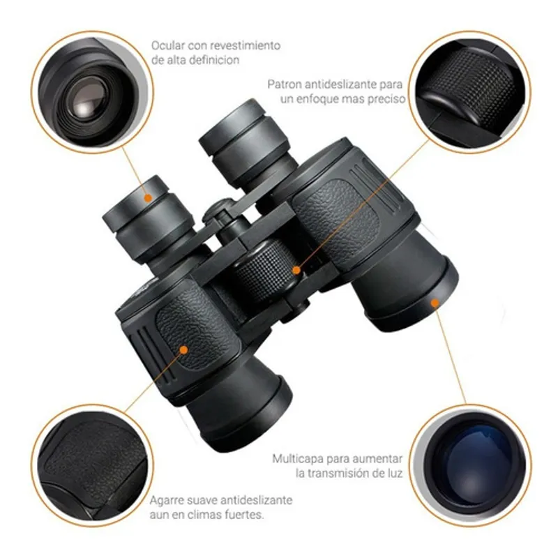 GENERICO - Binoculares Profesional 8x40 Largo Alcance Con Estuche