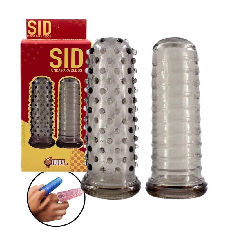 GENERICO - Funda Doble Para Dedos Masturbador Vaginal Anal