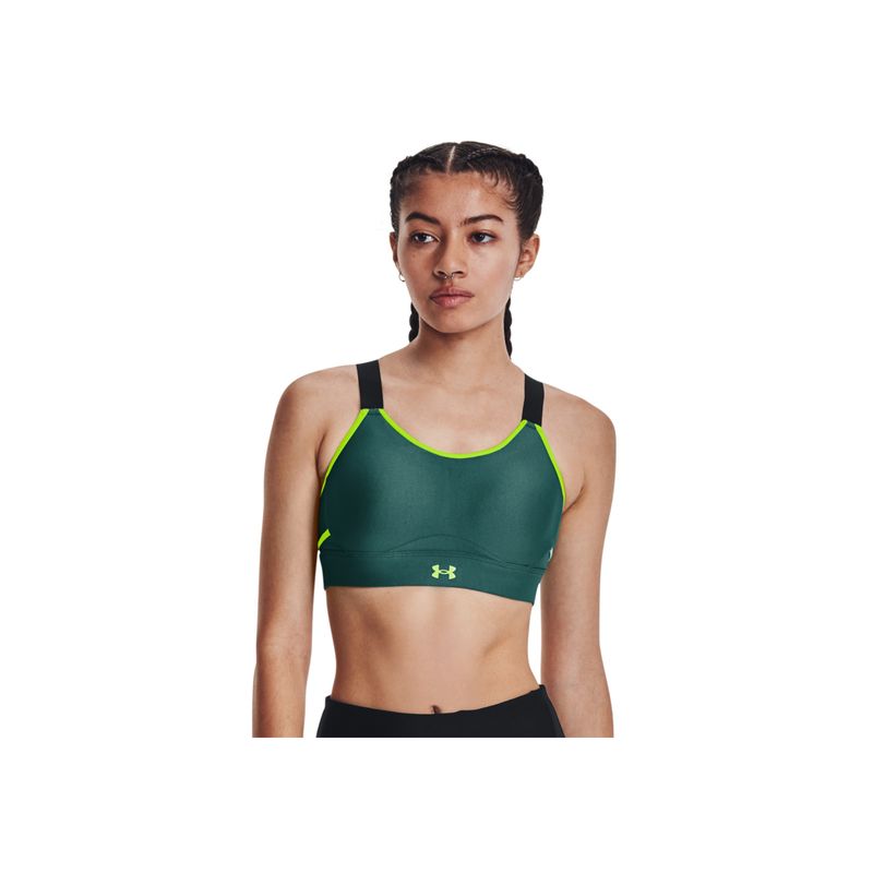 UNDER ARMOUR - Sujetador Mujer Under Armour INFINIT CROSSOVE Verde UNDER ARMOUR