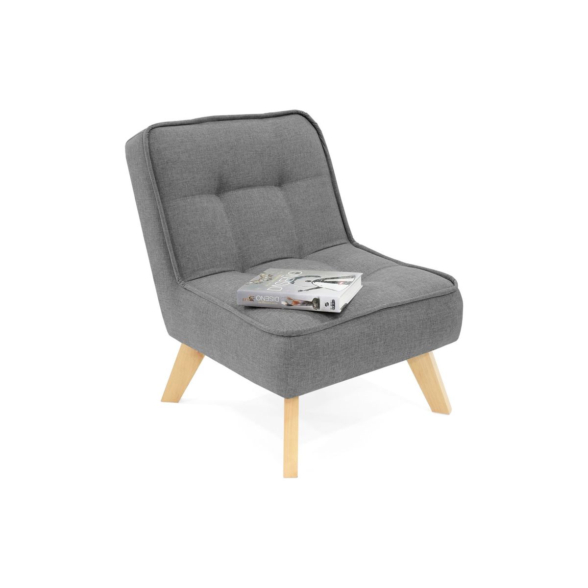 VENECIA - Poltrona Gales Tela Gris