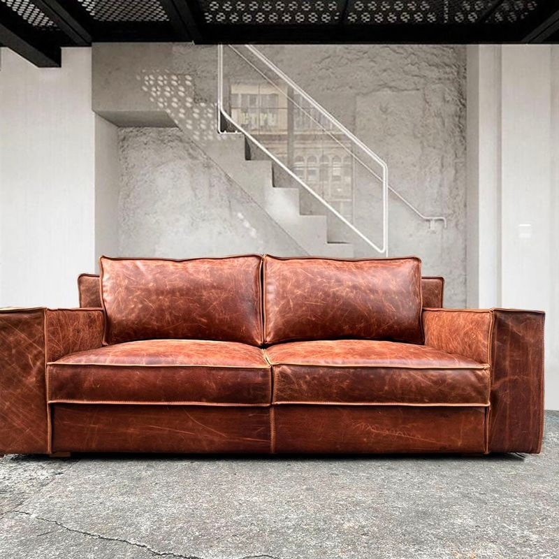 22 GRADOS DECORACION - Sofá GNR  205cm en Cuero