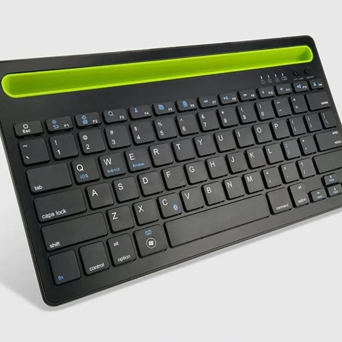 MYMOBILE - Teclado Inalambrico Recargable Bluetooth 2 Canales Multidispositivo