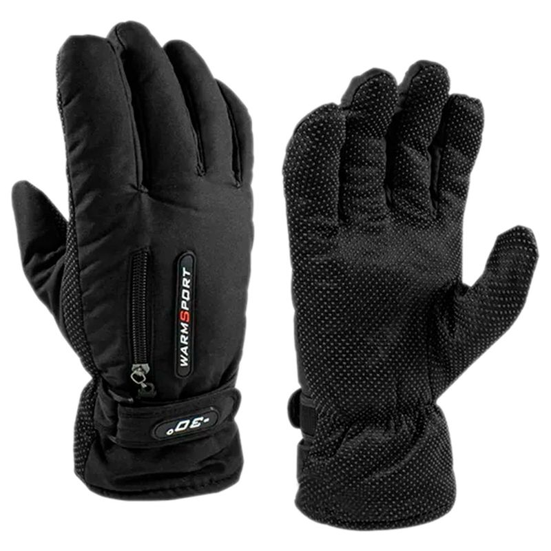 GENERICO - Guantes Térmicos Clima Frio Invierno Motero Antideslizante Ref GU-002_.