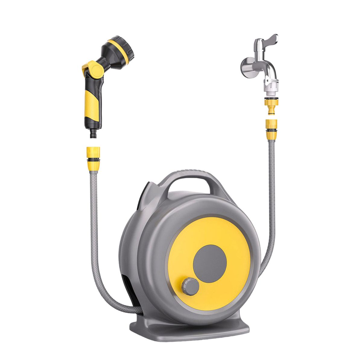 SUBE - Manguera expandible Multiusos 20m Portátil con Carrete-
