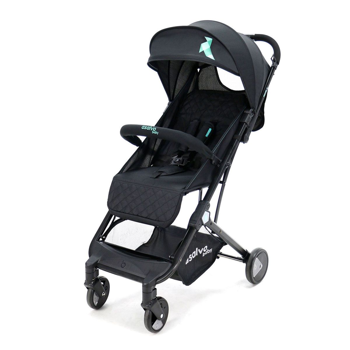 ASALVO - Coche Para Bebe Travel  +Black Aqua