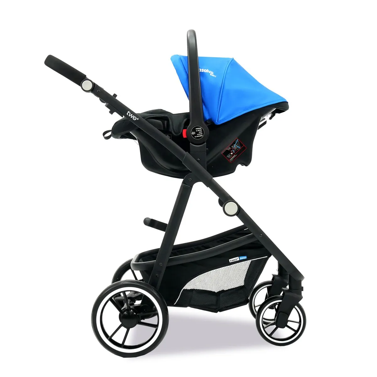 ASALVO - Coche Para Bebe Travel System Two Azul