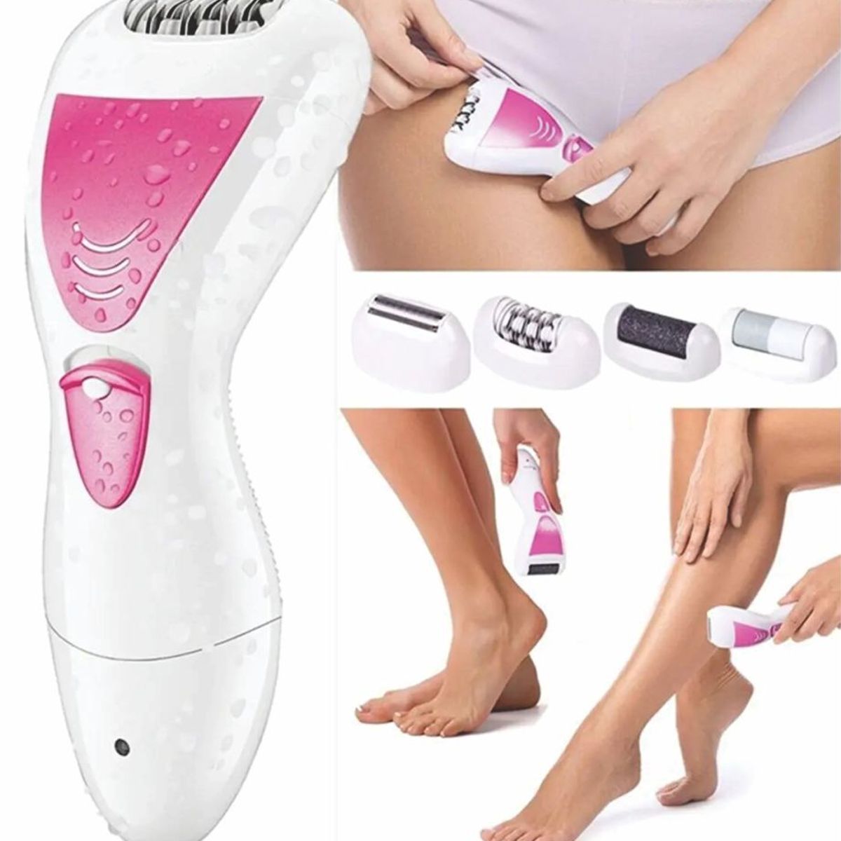 GEMEI - Depiladora Recargable 4 En 1 Geemy GM7006 Profesional Para Mujer_.