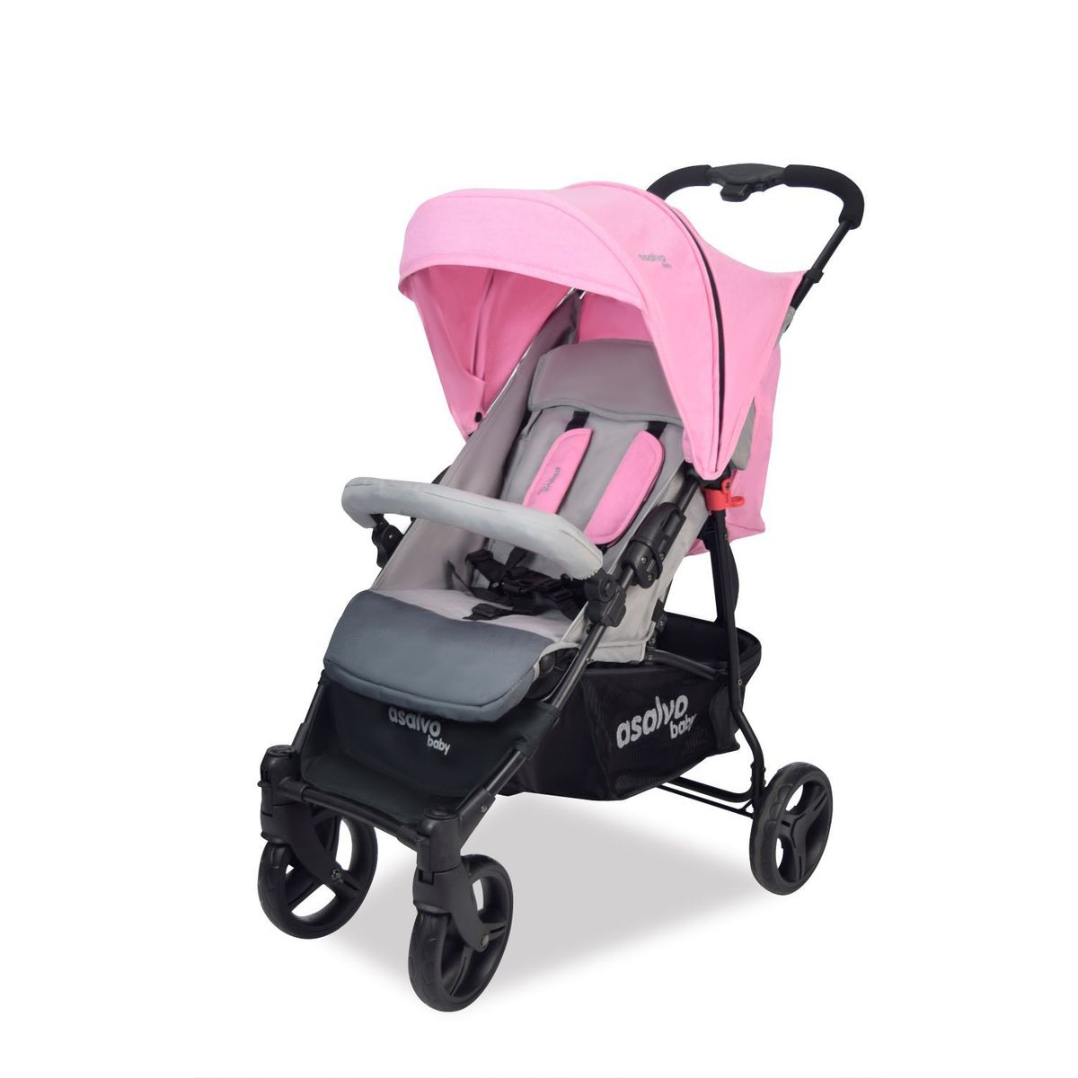 ASALVO - Coche Para Bebe  Cadiz Candy Rosa