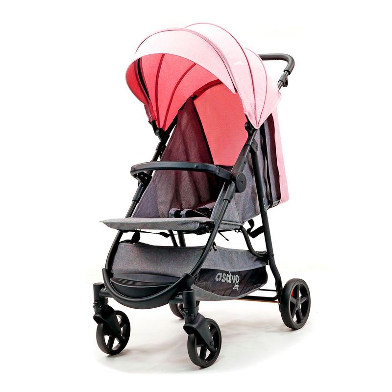 ASALVO - Coche Para Bebe Manchester Rosa