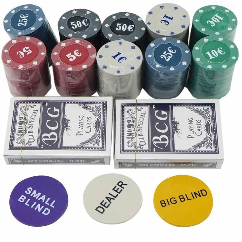 GENERICO - Set De Poker Tipo Casino Texas Hold 200 piezas