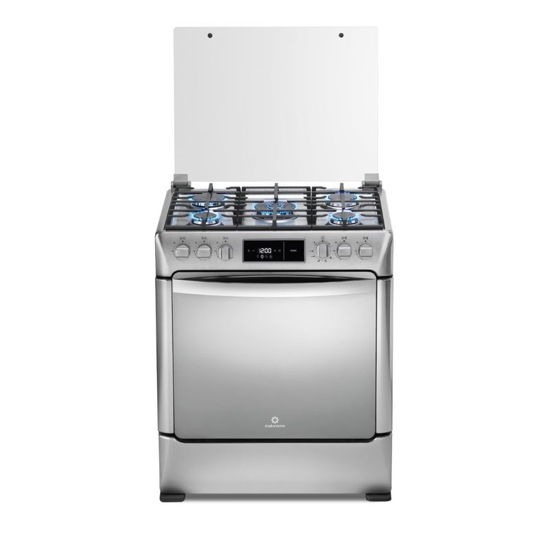 INDURAMA - Estufa De Piso Indurama ROMA 30" 5 Puestos Grill Plancha