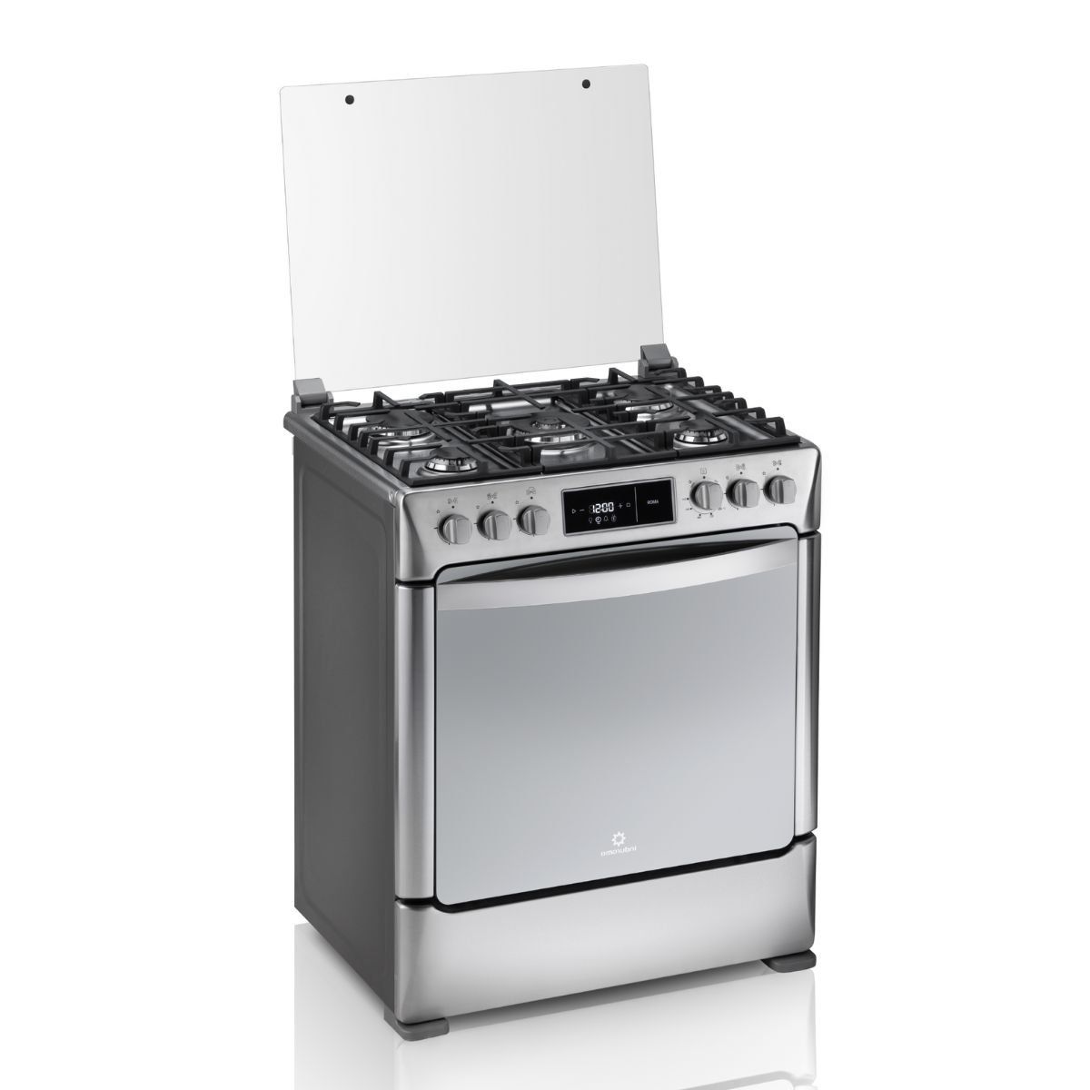INDURAMA - Estufa De Piso Indurama ROMA 30" 5 Puestos Grill Plancha