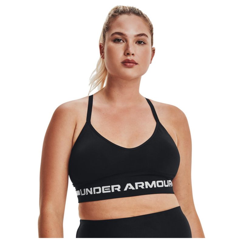 UNDER ARMOUR - Sujetador Mujer Under Armour SEAMLESS LOW LONG Negro UNDER ARMOUR
