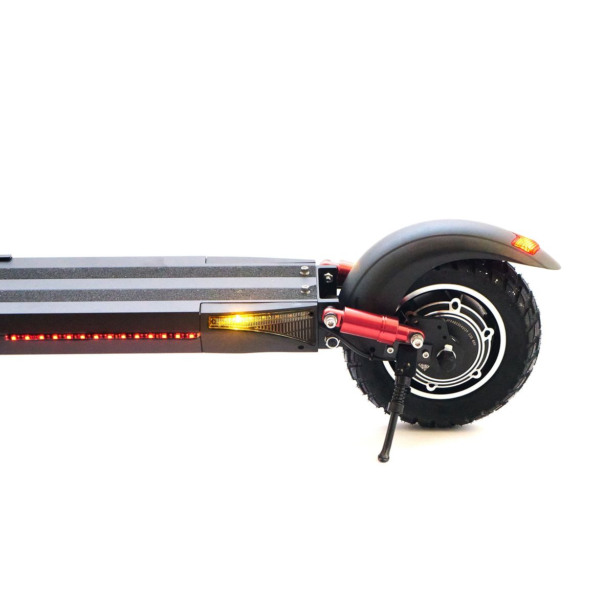 GENERICO - Patineta Eléctrica 500w Color Negro con accesorios Rojo