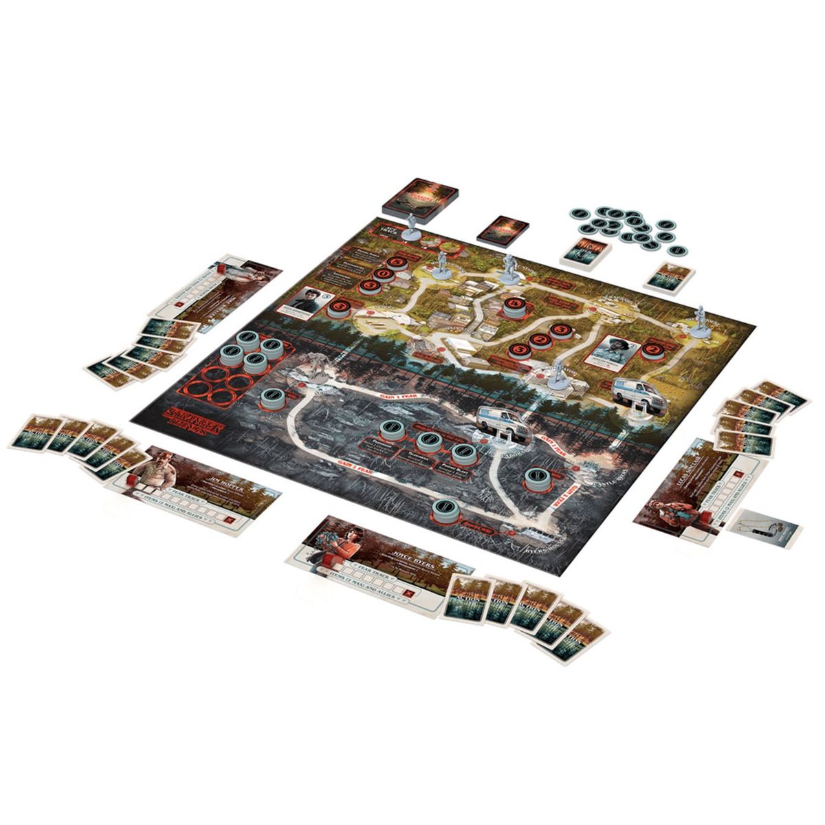 ASMODEE - Stranger Things  Mundo Del Reves Juego De Tablero Español