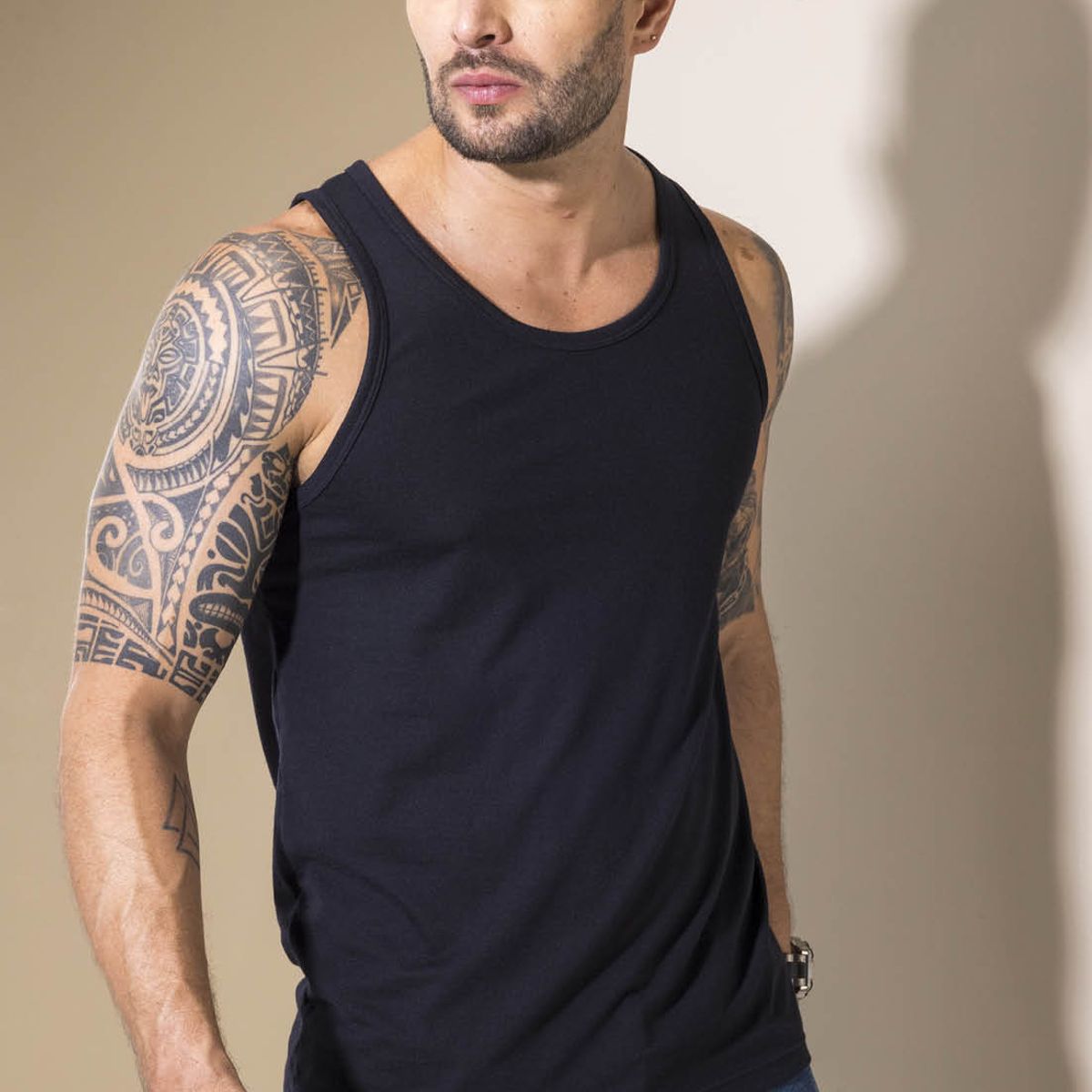 MARKETING PERSONAL - Camisilla Paq X2 Hombre Multicolor Mp 2121