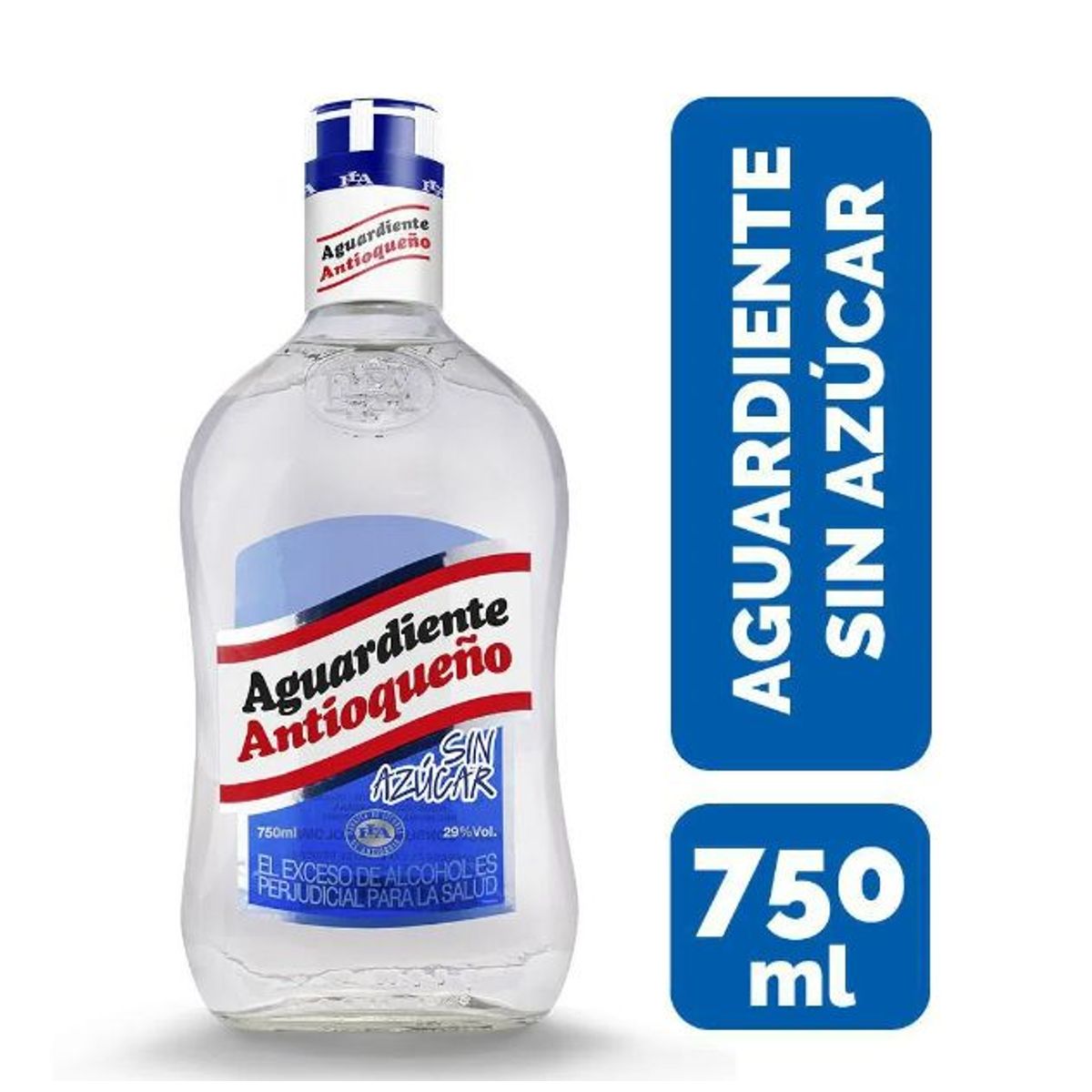 ANTIOQUEÑO - Antioqueño Azul Sin Azúcar 750 ml