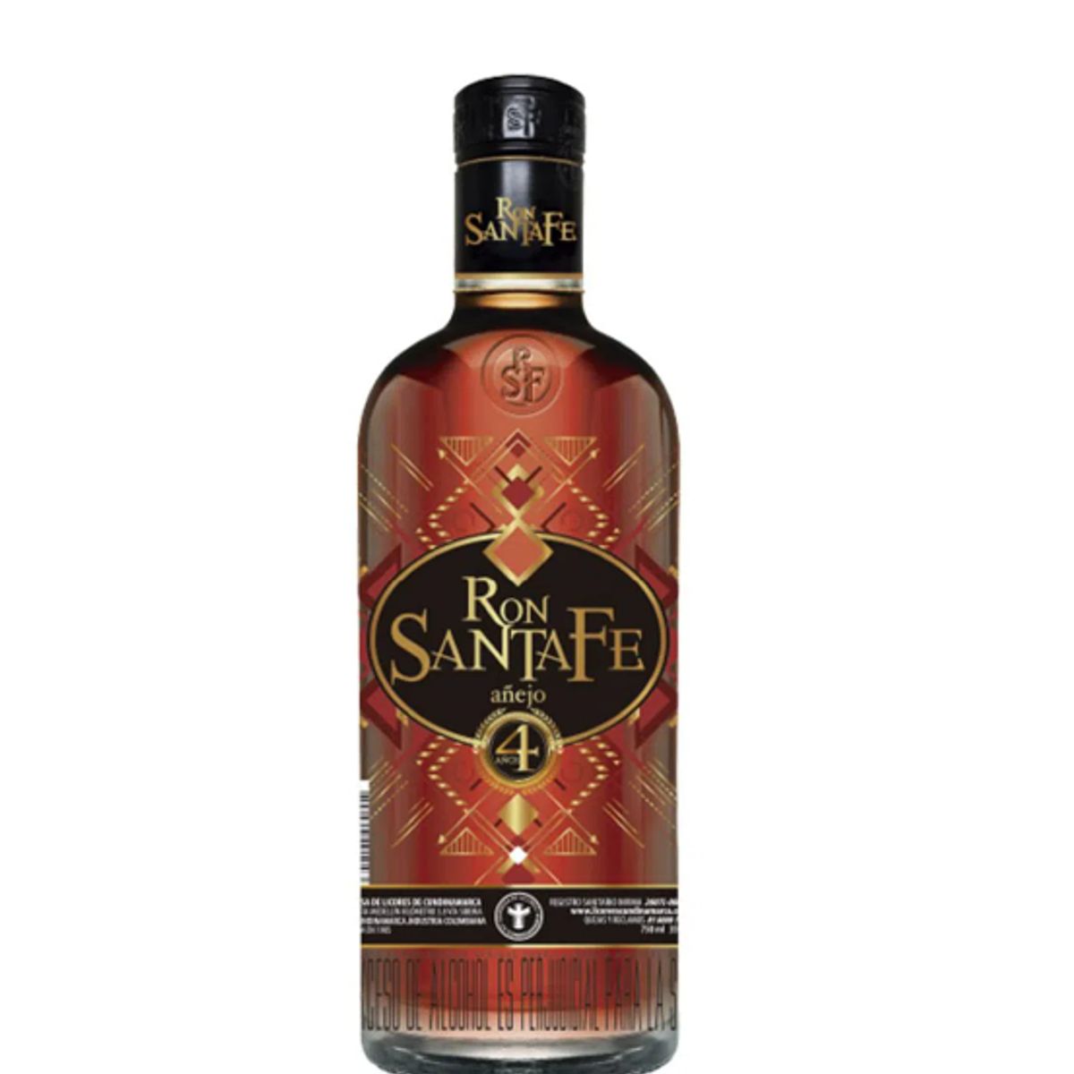 SANTA FE - Ron Santafe Añejo 4 Años 750 ml