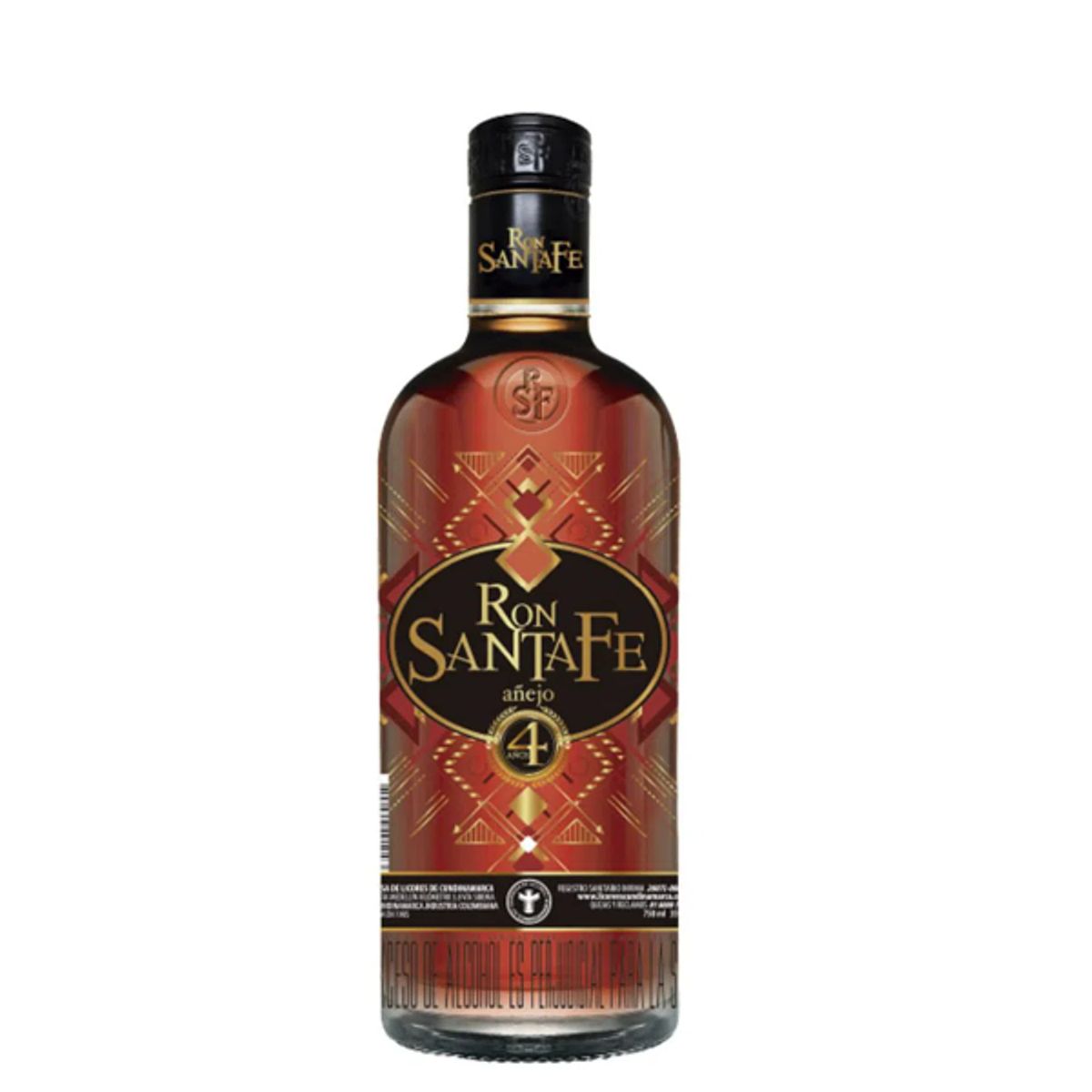 SANTA FE - Ron Santafe Añejo 4 Años 750 ml