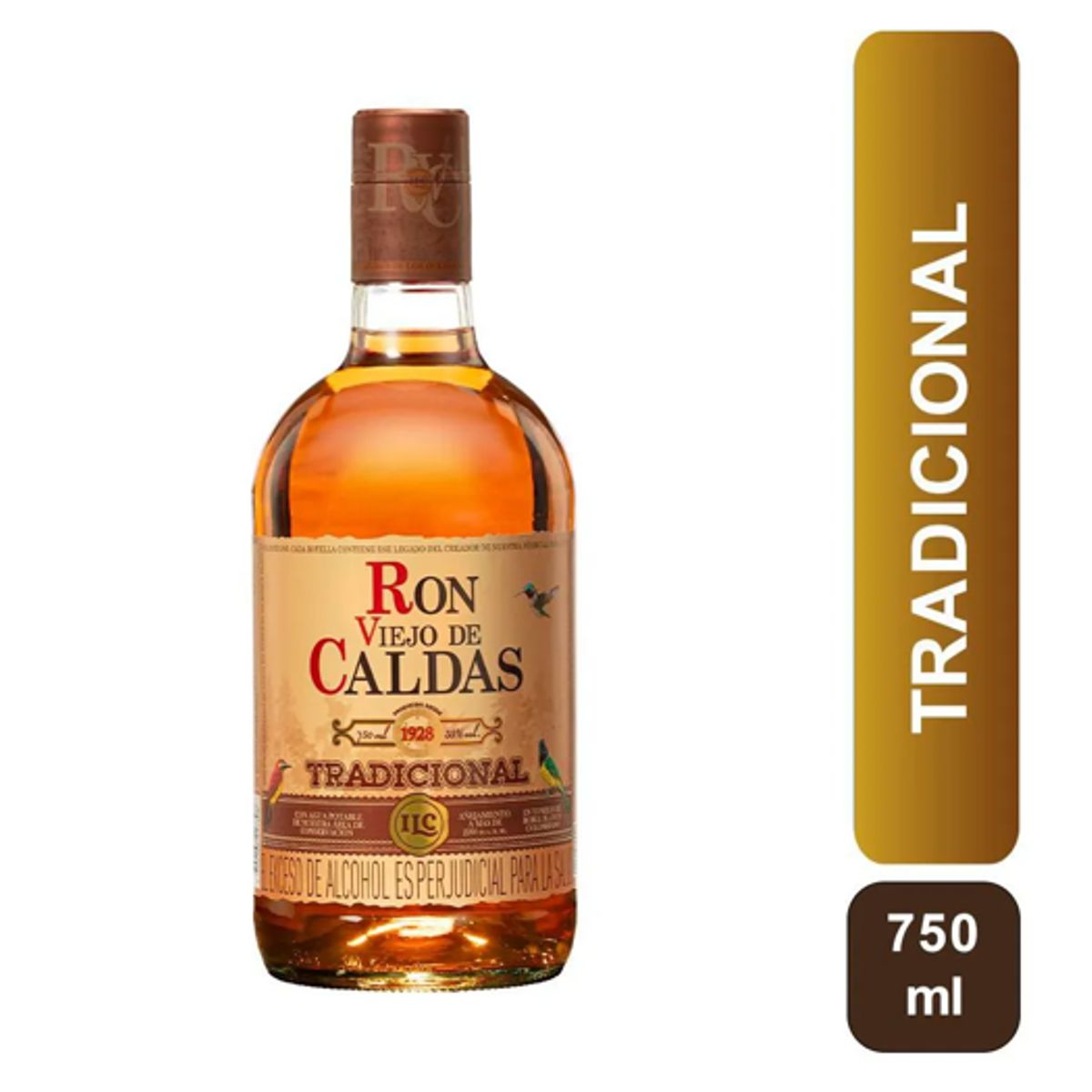 VIEJO DE CALDAS - Ron Viejo De Caldas Tradicional x750ml