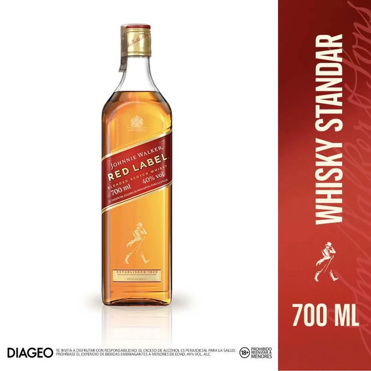 JOHNNIE WALKER - Johnnie Walker Red Label x700ml