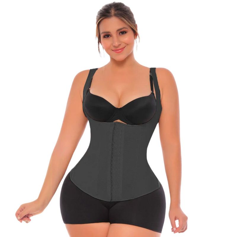 LICSY - Faja Chaleco Cinturilla Control Abdomen Licsy Fit con Broches