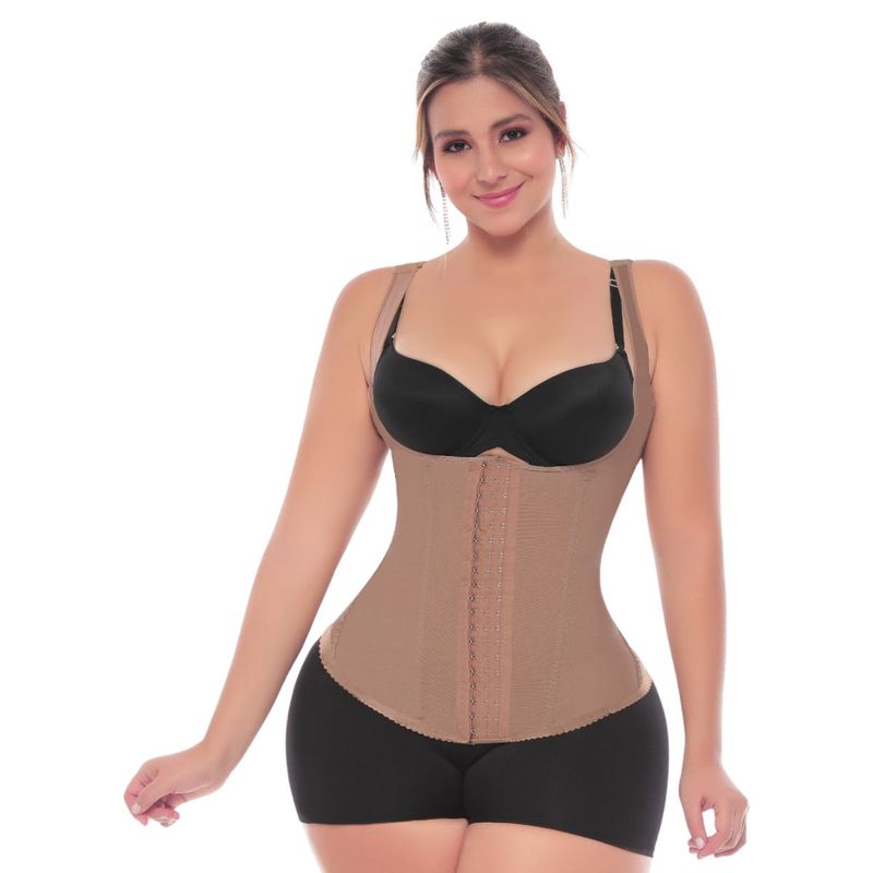 LICSY - Faja Chaleco Cinturilla Control Abdomen Licsy Fit con Broches