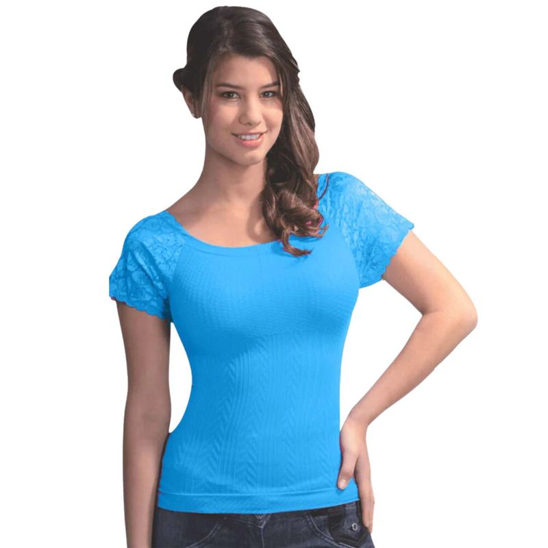 LICSY - Blusa Moldeadora Licsy Fit Control Abdomen Manga Corta