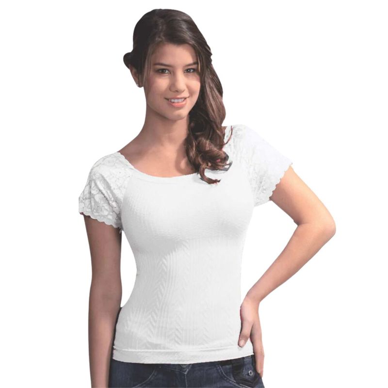 LICSY - Blusa Moldeadora Licsy Fit Control Abdomen Manga Corta