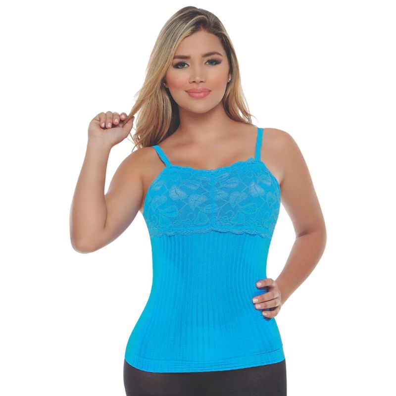 LICSY - Blusa Moldeadora con Encaje en Busto Licsy