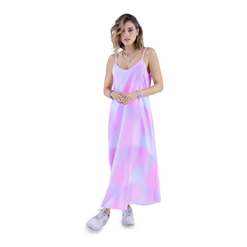 RUTTA - Vestido Largo Mujer Estampado Rutta 3814
