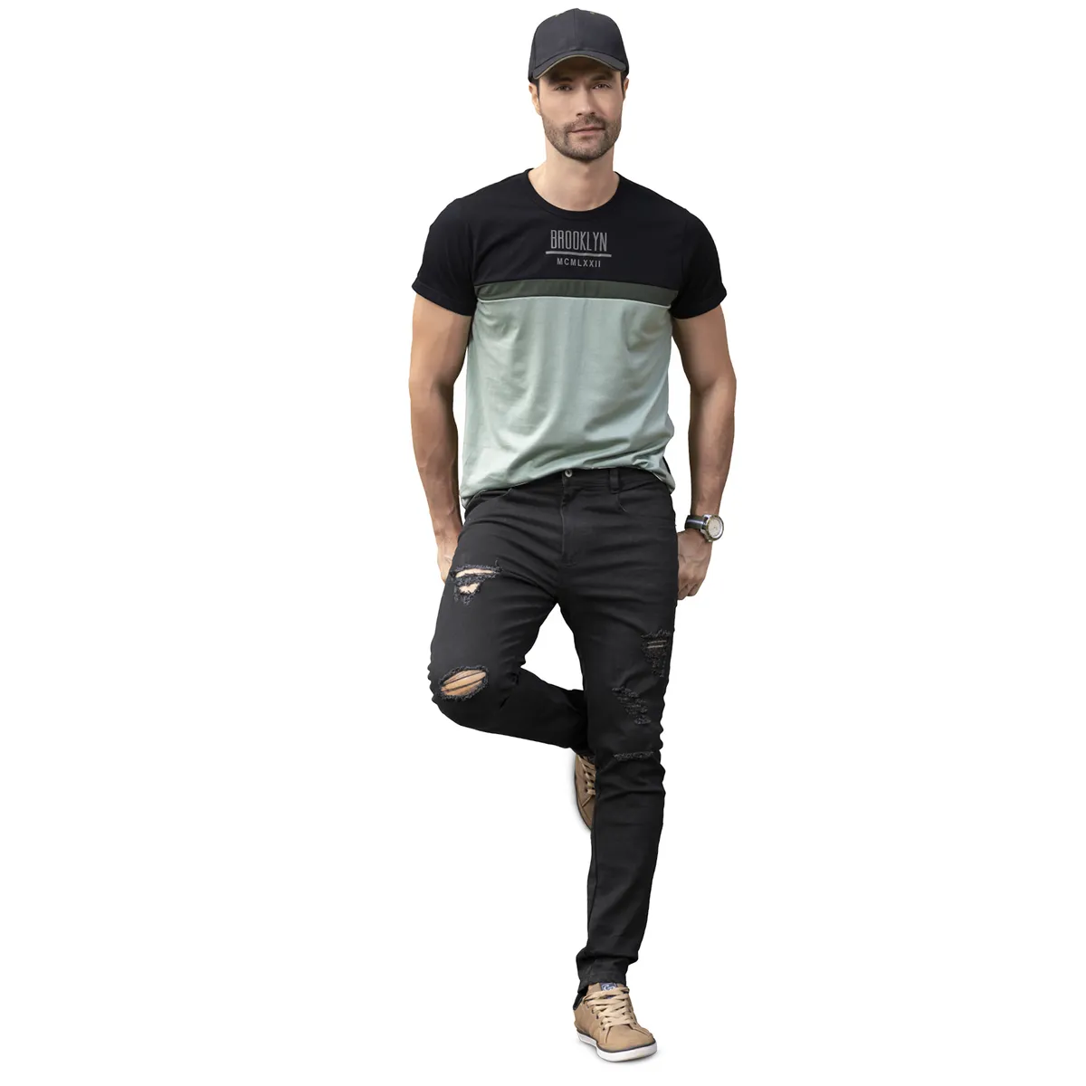 MARKETING PERSONAL - Jean Hombre Negro Mp 78119