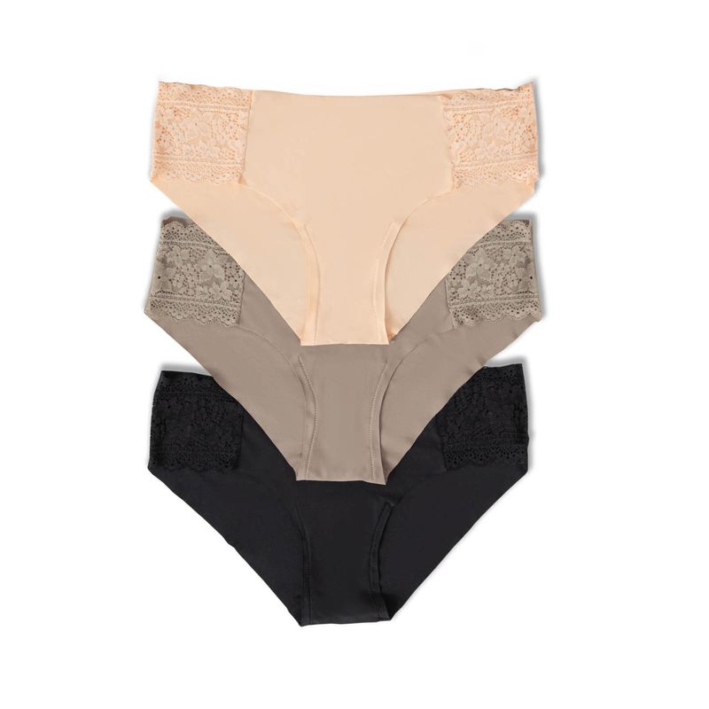 FORMAS INTIMAS - Cachetero Paq X3 Mujer Multicolor FI 6343