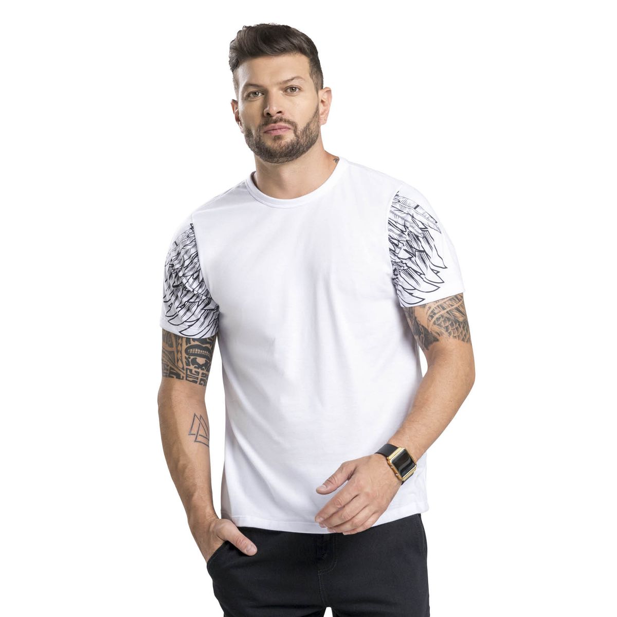 MARKETING PERSONAL - Camiseta Masculino Blanco Mp 1350