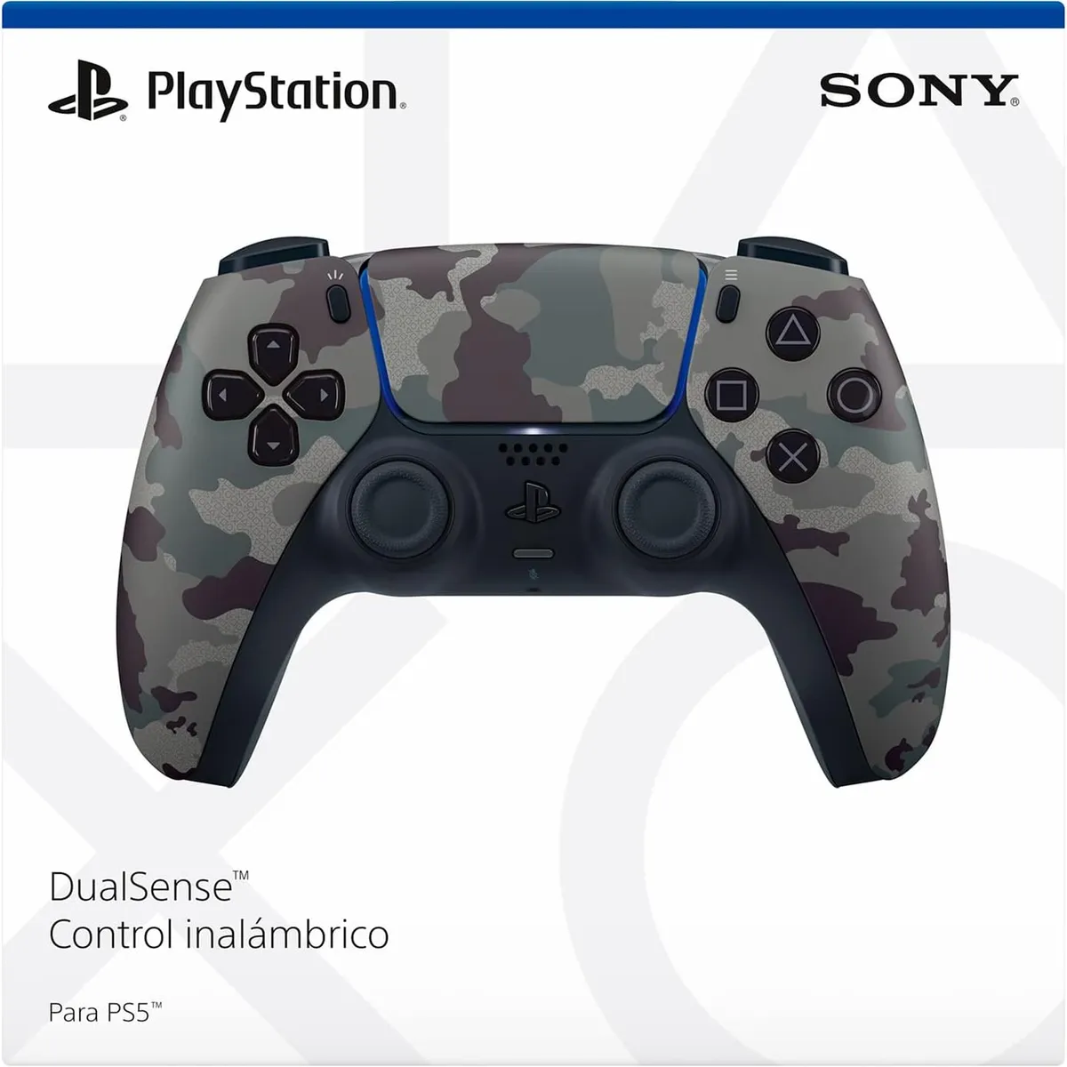 SONY - Control inalámbrico DualSense PS5 Gris Camuflaje Americano