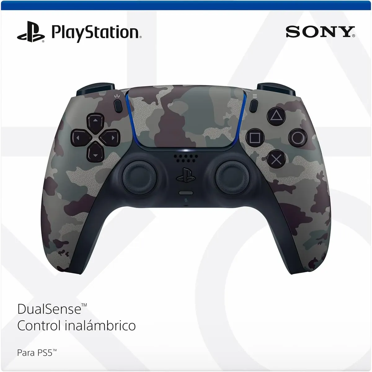 SONY - Control inalámbrico DualSense PS5 Gris Camuflaje Americano