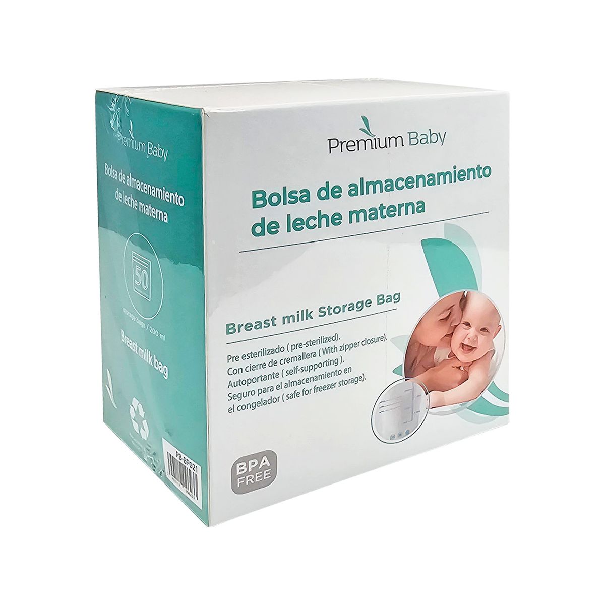 PREMIUM BABY - Bolsa Almacenaje Leche Materna X 50 Pb-bpo21 Premium Baby