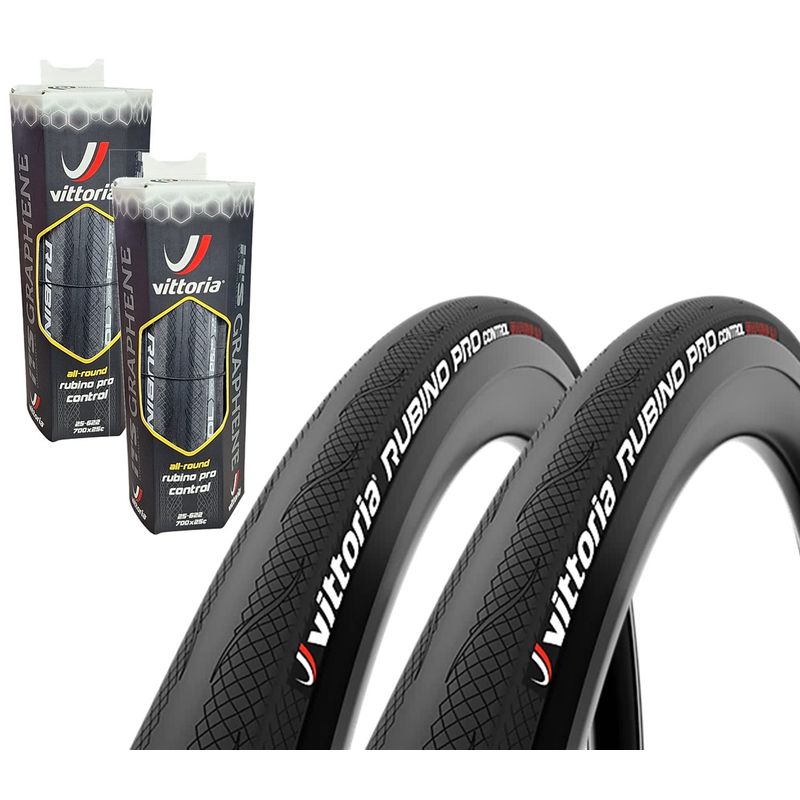 VITTORIA - Llanta Bicicleta 700 X 25 Vittoria Rubino Pro X 2 Unidades