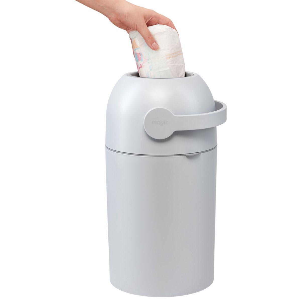 PREMIUM BABY - Contenedor para Pañales Anti olor Premium Baby Gris