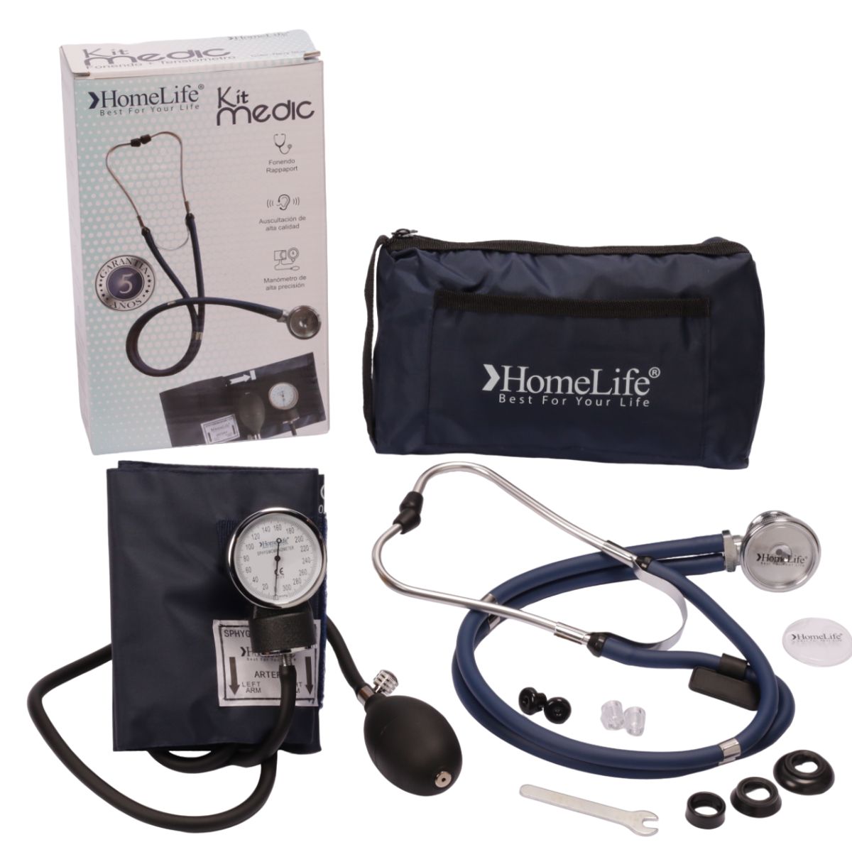 HOMELIFE - Kit Medic Fonendo y Tensiómetro