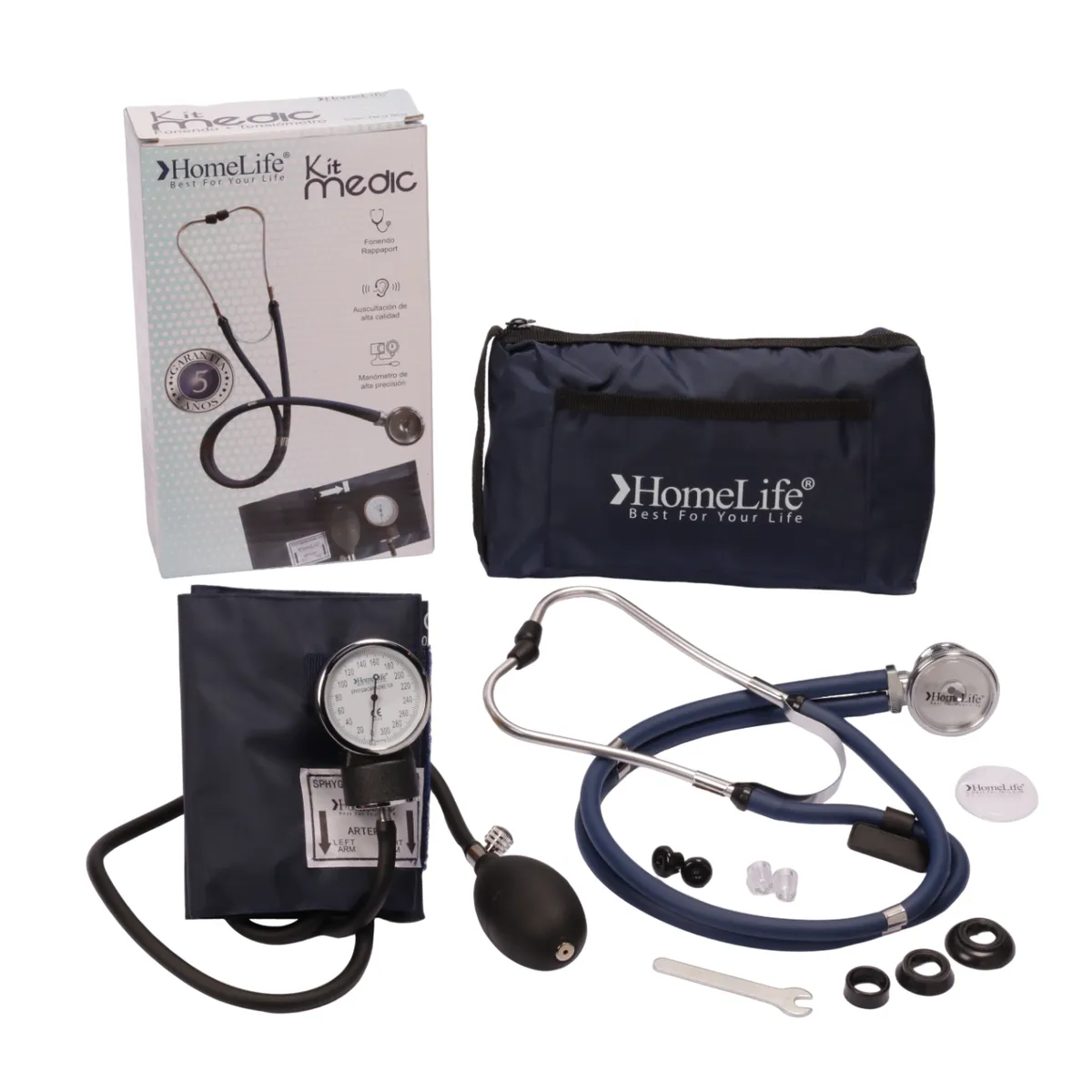 HOMELIFE - Kit Medic Fonendo y Tensiómetro
