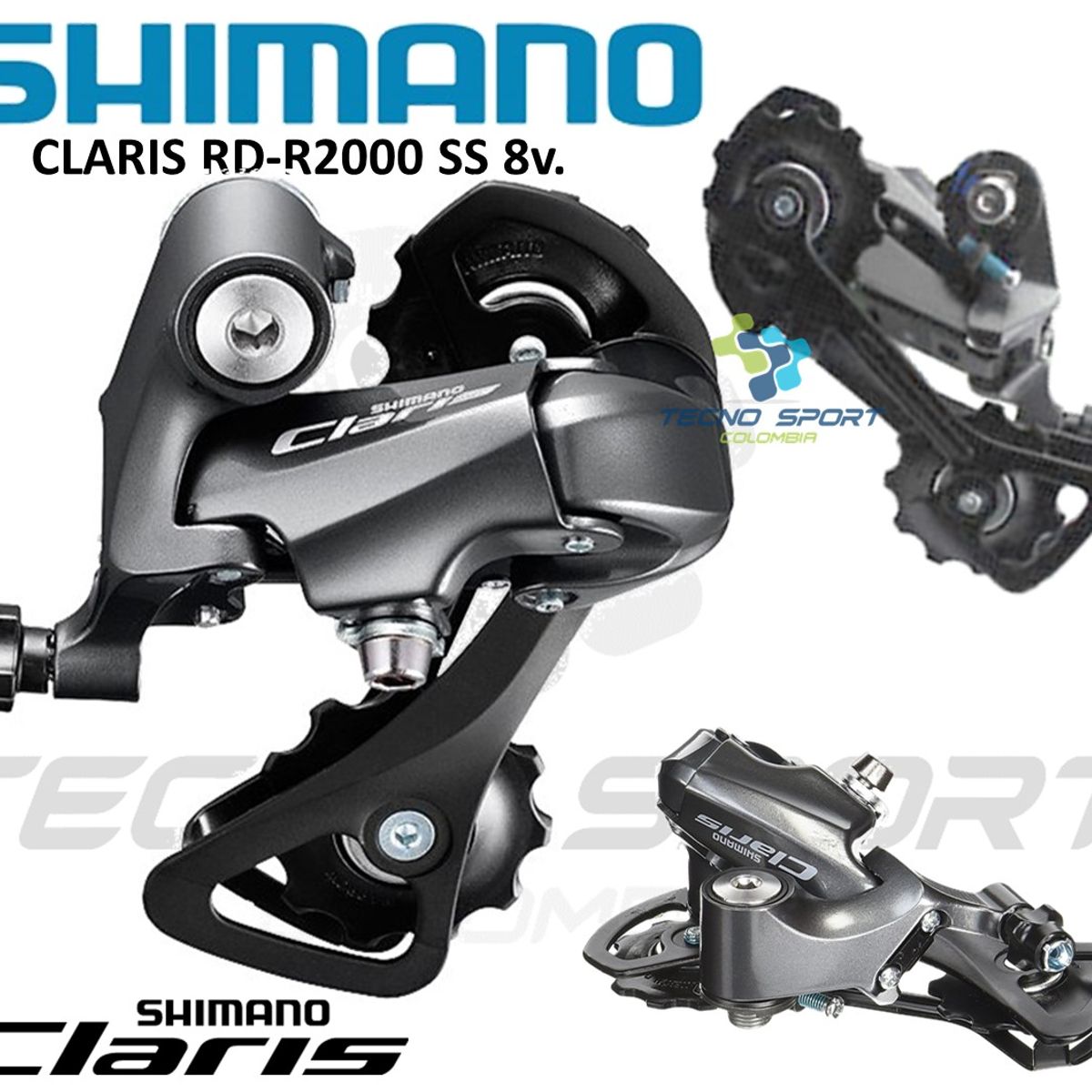 SHIMANO - Tensor Bicicleta Shimano Claris R2000 Ss 8 Velocidades Ruta