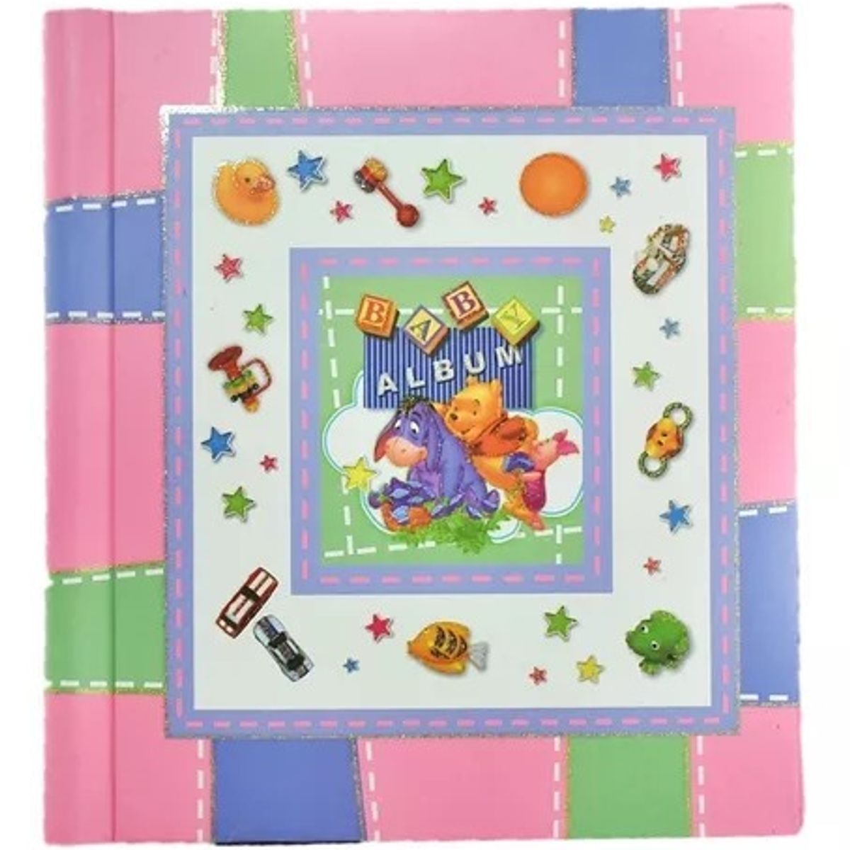 MUNDO BEBE - Álbum Libro de Recuerdos Primer Año Múltiples Secciones para Fotos Y Objetos 17 Páginas Mundo Bebe