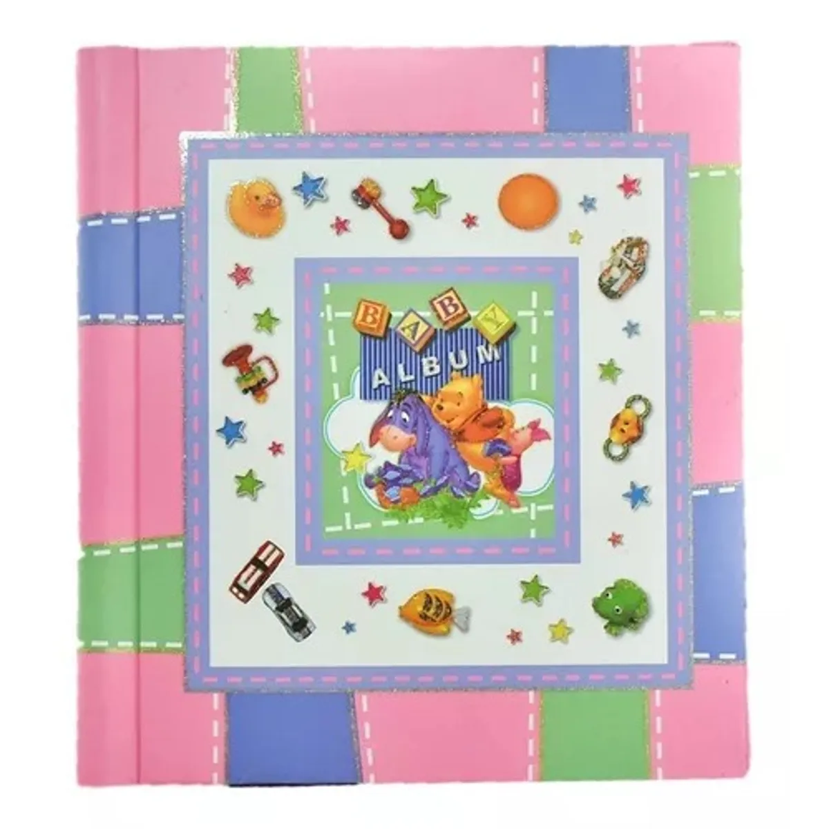 MUNDO BEBE - Álbum Libro de Recuerdos Primer Año Múltiples Secciones para Fotos Y Objetos 17 Páginas Mundo Bebe