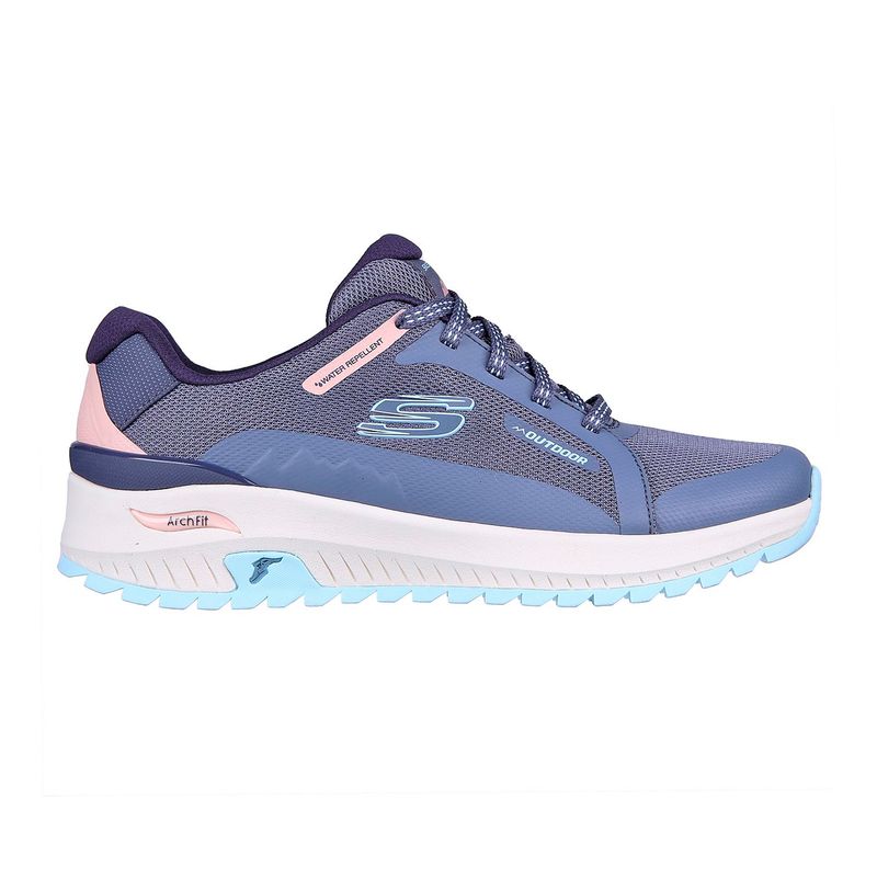 SKECHERS - TENIS SKECHERS AZUL PARA DAMA SK ARCH FIT DISCOVER SLATE 180081SLT