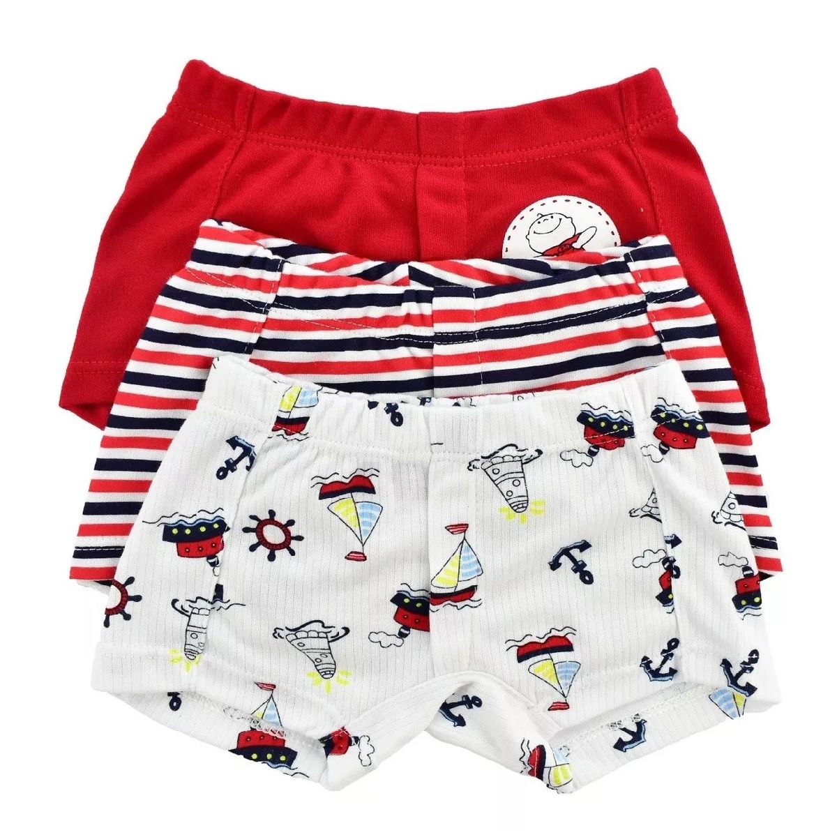 MUNDO BEBE - Ropa interior cuquitos bóxer calzón para niño x3