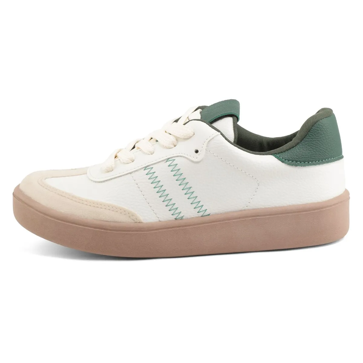 TELLENZI - Tenis Dama Marfil-Verde Tellenzi Brazil