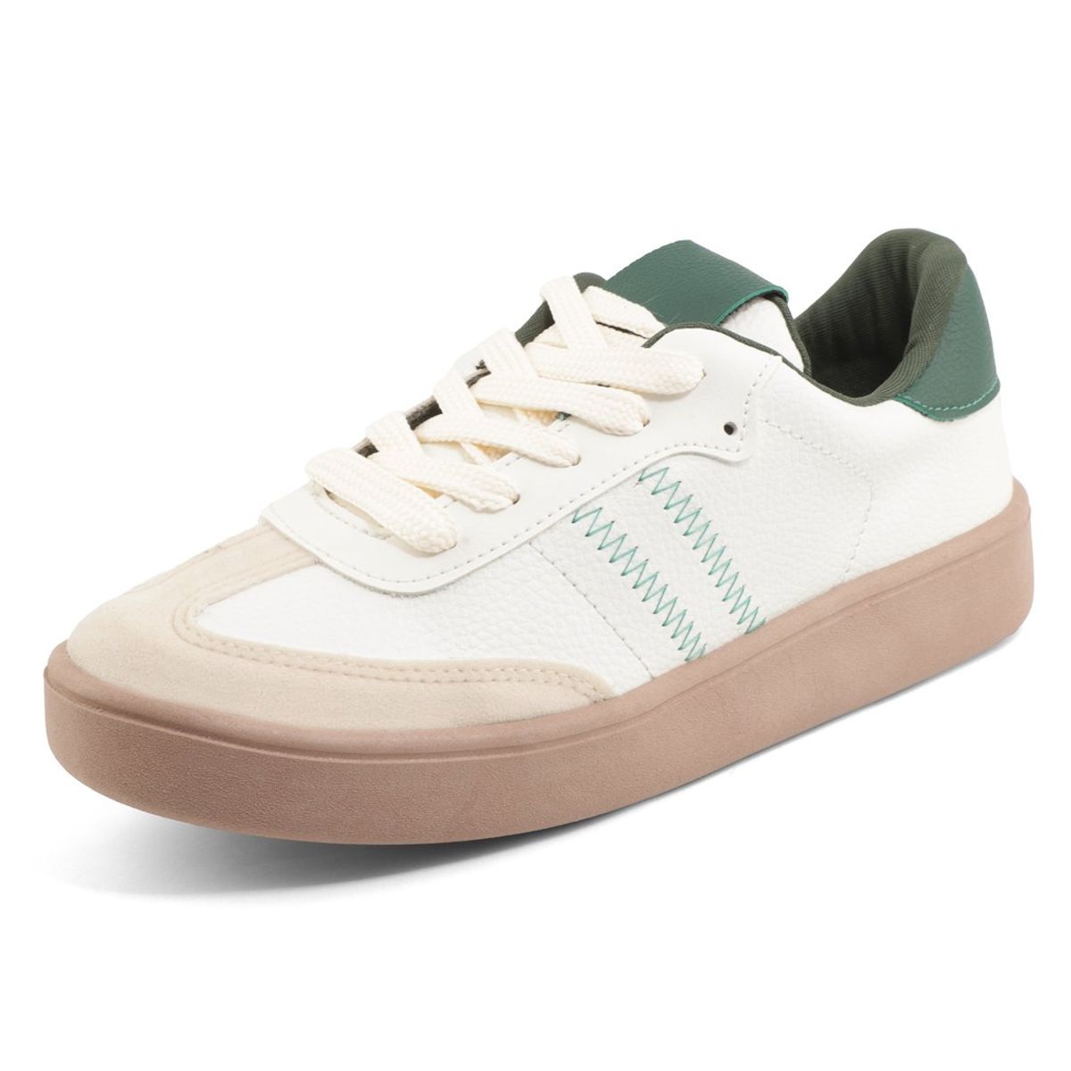 TELLENZI - Tenis Dama Marfil-Verde Tellenzi Brazil