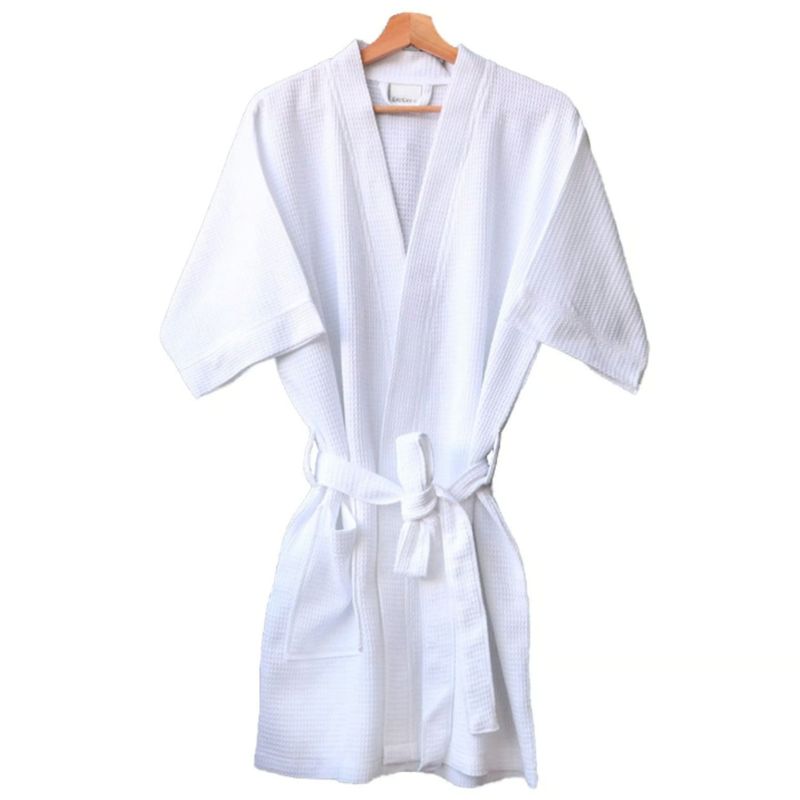 KARYTEX - Bata Salida De Ducha Piqué 100% Poliéster Hombre Color Blanco